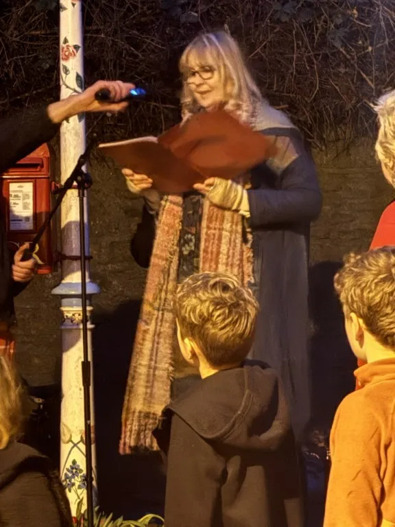 Poem being read by Roz Dace by Gill Harry