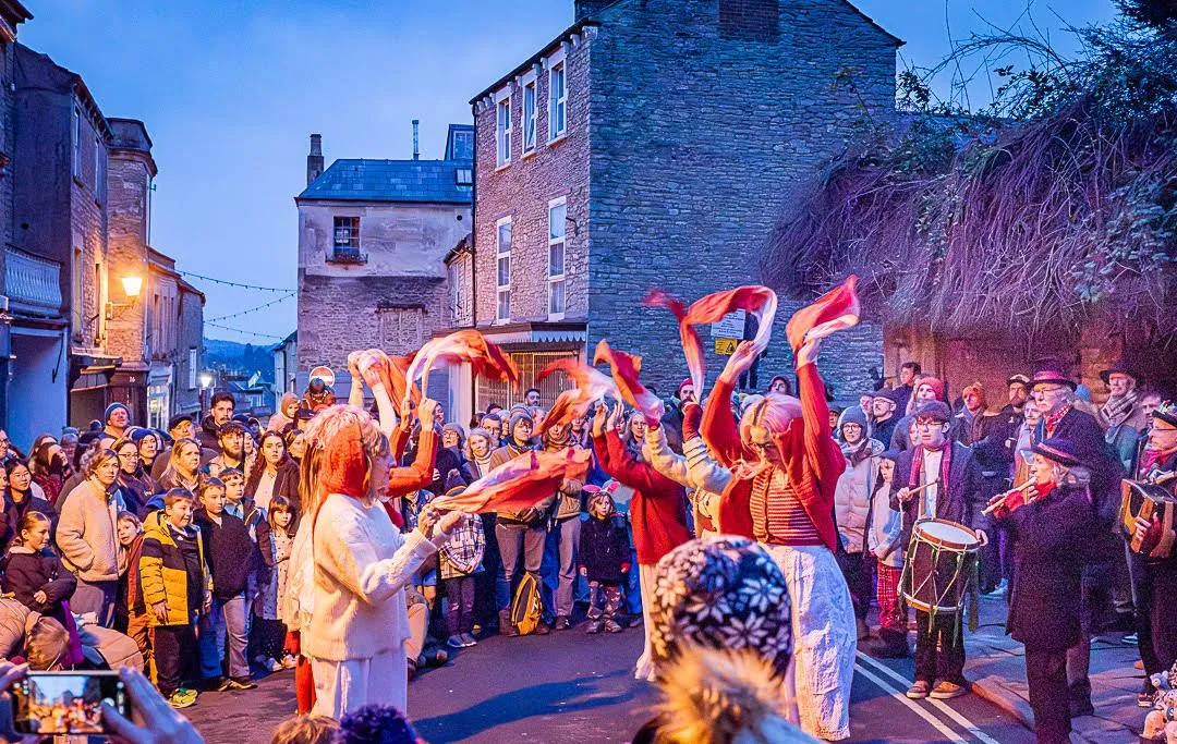 Selwood Bounds morris dancers 2 by Garfield Austin - Fabulous Frome