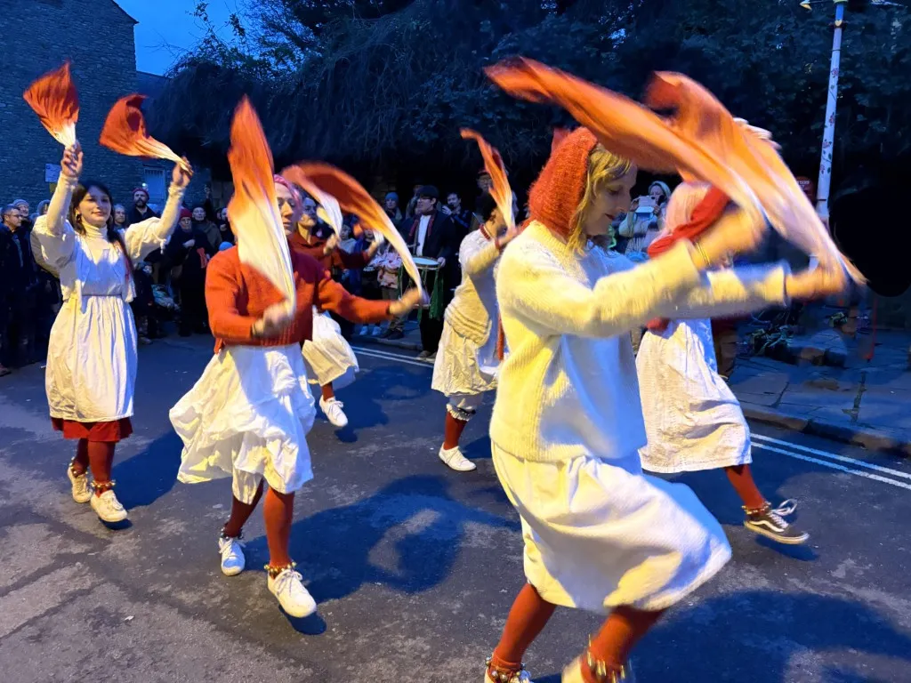 Selwood Bounds morris dancers by Gill Harry